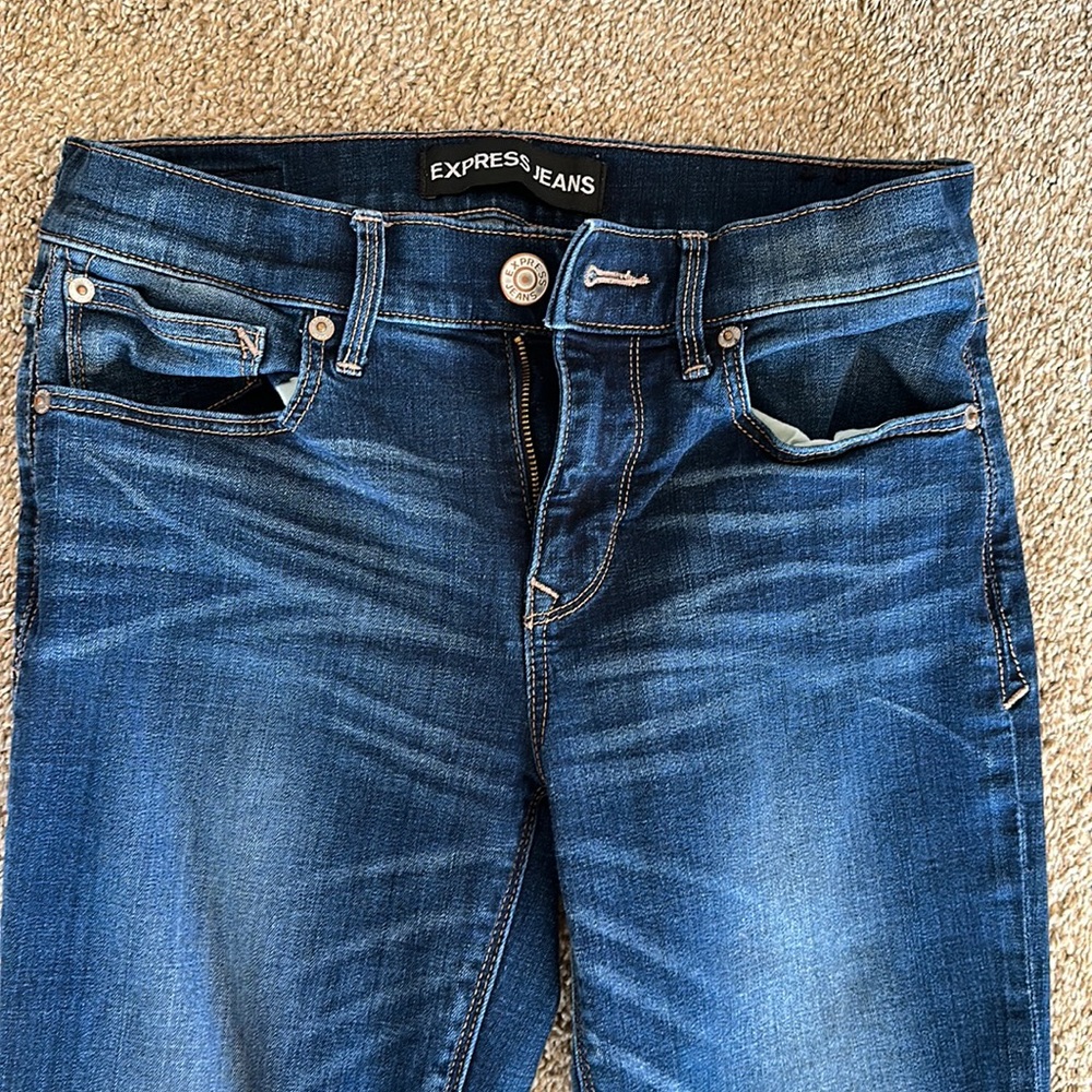 Express Skinny Mid Rise 6R